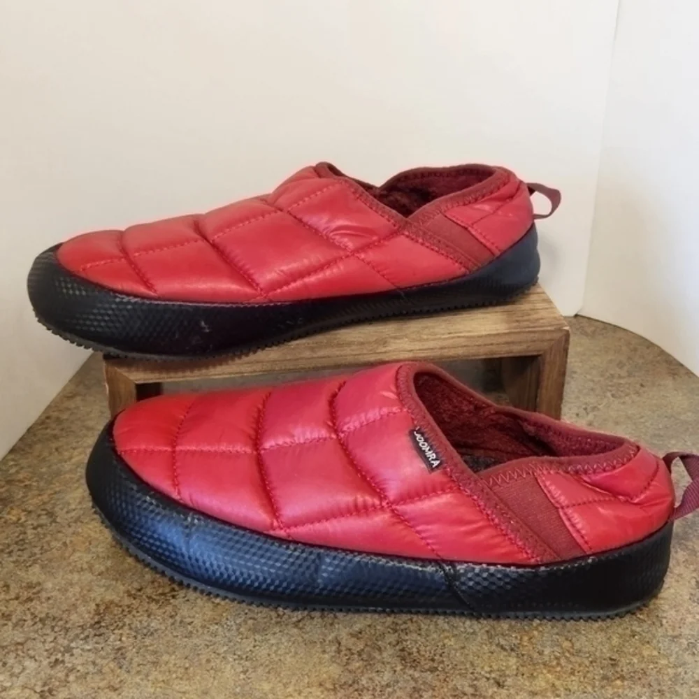 Joomra Traction Mules Slippers Fleece Lined EUC‎ Size 7 Warmth Winter Outdoors